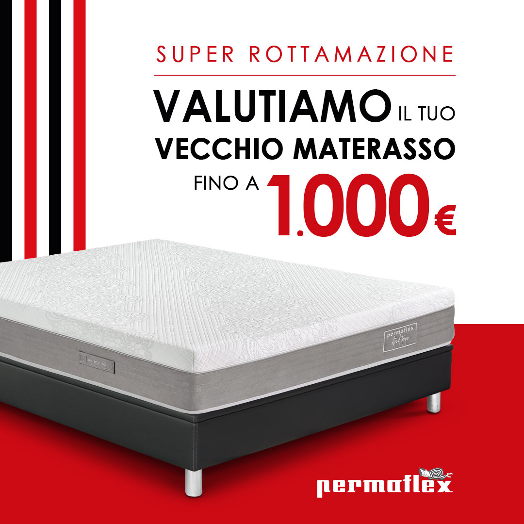 Centro Permaflex Calabria - Valutiamo il tuo vecchio materasso fino a 1000€
