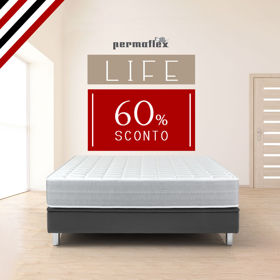 Centro Permaflex Calabria - Materasso Life con il 60% di sconto