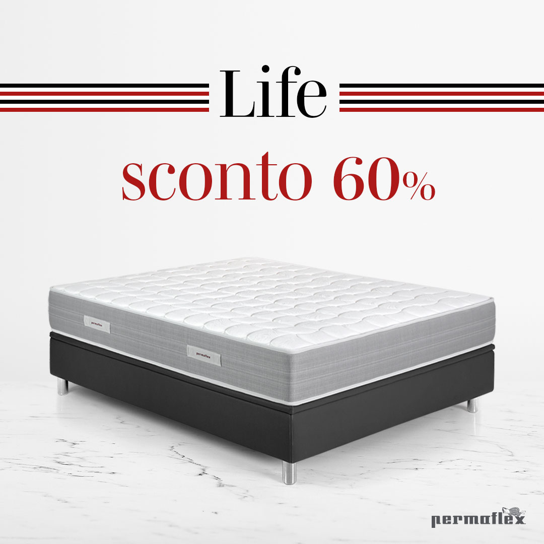 Centro Permaflex Calabria - Materasso Life con il 60% di sconto
