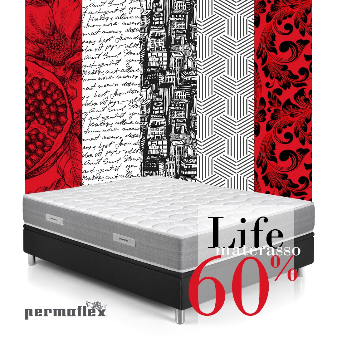 Centro Permaflex Calabria - Materasso Life con il 60% di sconto
